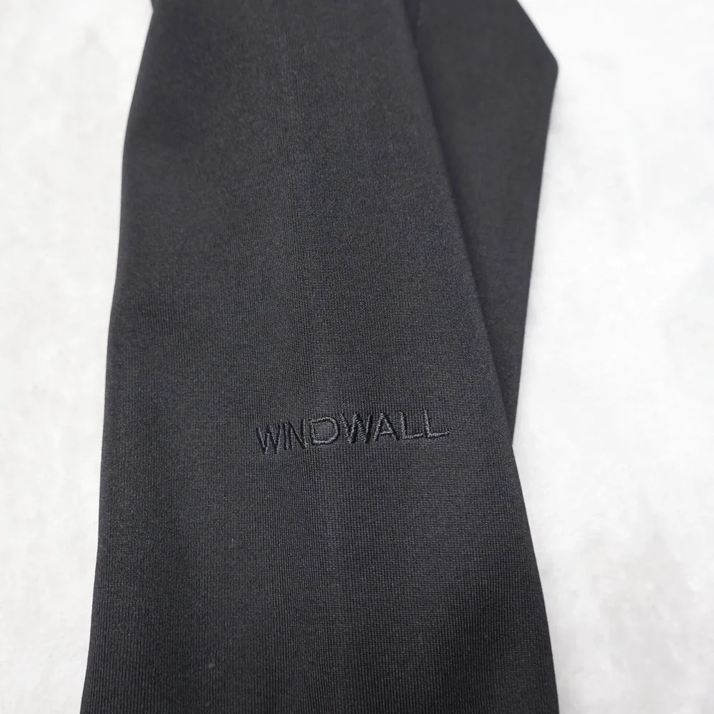 North Face Jacket Mens Large Black Ridgewall Softshell Wind Rain WindWall LOGO